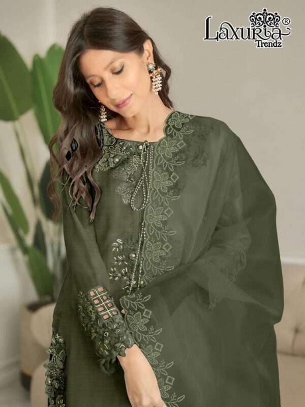 Laxuria Trendz 1509 Fancy Slub Tunic Ready Made Suit Catalog Wholesale Collection
