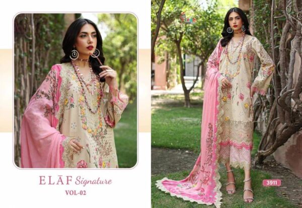Shree Elaf Signature Vol 2 Chiffon Dupatta Pakistani Salwar Kameez Catalog Wholesale Collection - Image 3