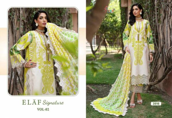 Shree Elaf Signature Vol 2 Chiffon Dupatta Pakistani Salwar Kameez Catalog Wholesale Collection - Image 7