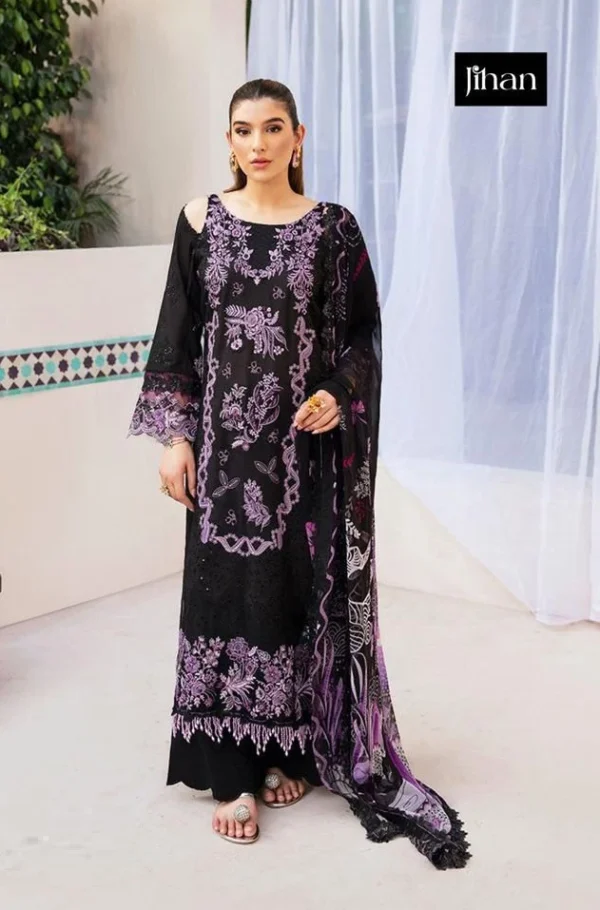 Jihan Ombre Lawn Vol 4 Cotton Dupatta Pakistani Salwar Suits Catalog Wholesale Collection