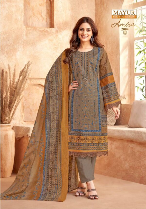 Mayur Amira Vol 2 Lawn Cotton Dress Material Catalog Wholesale Collection - Image 4