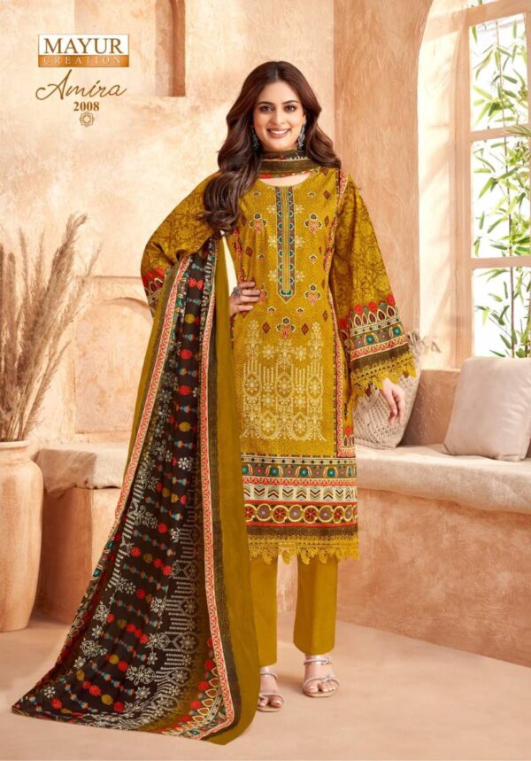 Mayur Amira Vol 2 Lawn Cotton Dress Material Catalog Wholesale Collection - Image 8