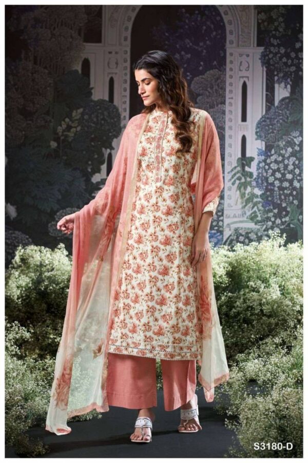 Ganga Brita Cotton Printed Embroidered Salwar Suit Catalog Wholesale Collection - Image 5