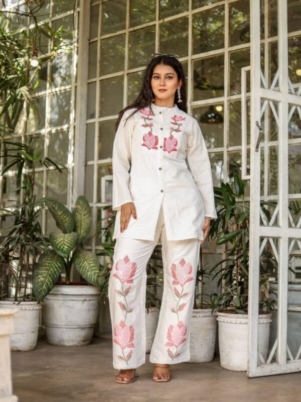 Naisha K 11 Cotton Flex Embroidered Co Ord Set Catalog Wholesale Collection - Image 2