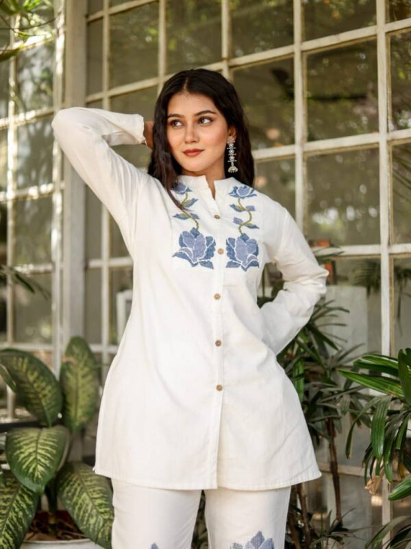 Naisha K 11 Cotton Flex Embroidered Co Ord Set Catalog Wholesale Collection - Image 6