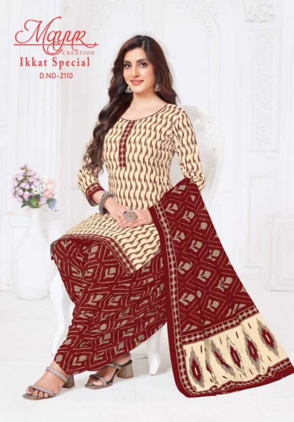 Mayur Ikkat Special Vol 21 Cotton Printed Dress Material Catalog Wholesale Collection - Image 10