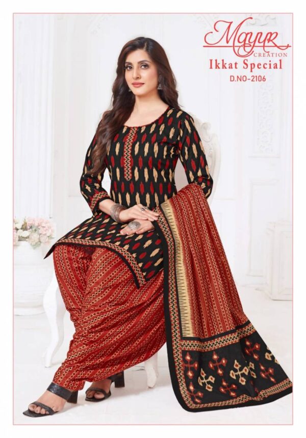 Mayur Ikkat Special Vol 21 Cotton Printed Dress Material Catalog Wholesale Collection - Image 11