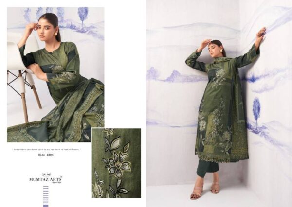Mumtaz Noor Jam Satin Digital Printed Dress Material Catalog Wholesale Collection - Image 3