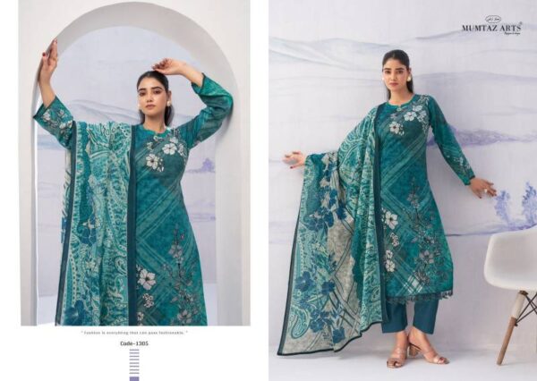 Mumtaz Noor Jam Satin Digital Printed Dress Material Catalog Wholesale Collection - Image 6