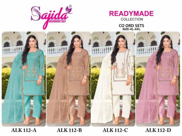 Sajida 112 A To D Readymade Pakistani Salwar Kameez Catalog Wholesale Collection - Image 6