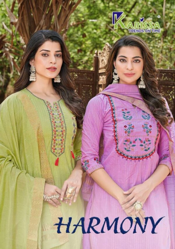 Karissa Harmony Premium Kurti Plazo With Dupatta Catalog Wholesale Collection