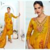 Lily And Lali Florista Natural Crepe Kurti Bottom With Dupatta Catalog Wholesale Collection - Image 6