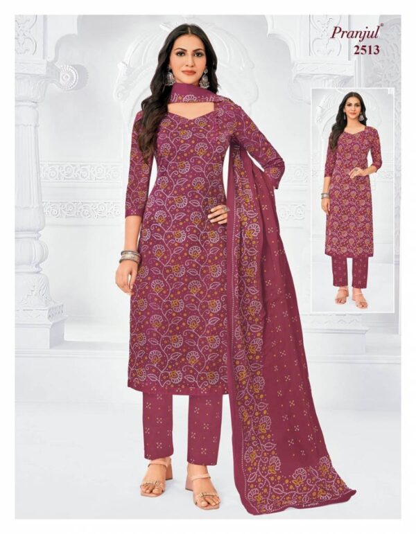 Pranjul Priyanka Vol 25 Cotton Printed Fancy Dress Material Catalog Wholesale Collection