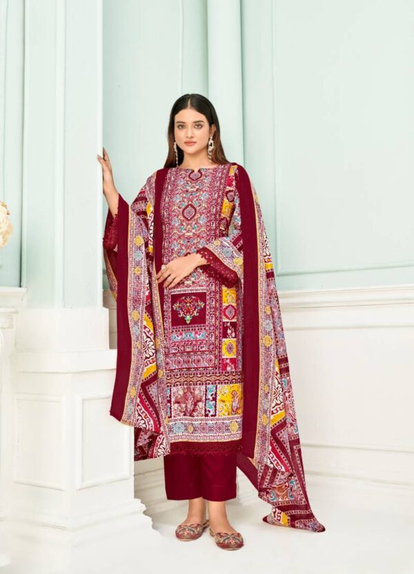 Jash Qurbat Vol 5 Mix Cotton Dress Material Catalog Wholesale Collection - Image 8