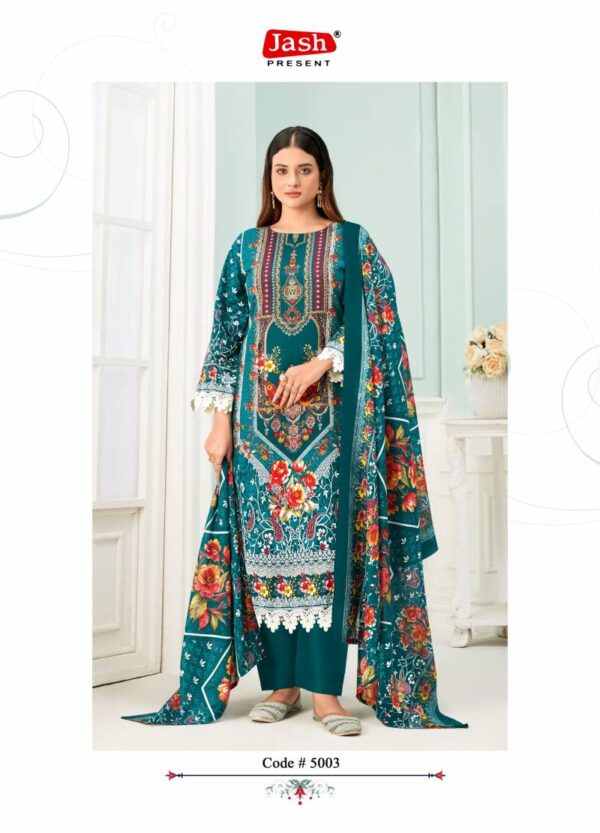 Jash Qurbat Vol 5 Mix Cotton Dress Material Catalog Wholesale Collection - Image 3