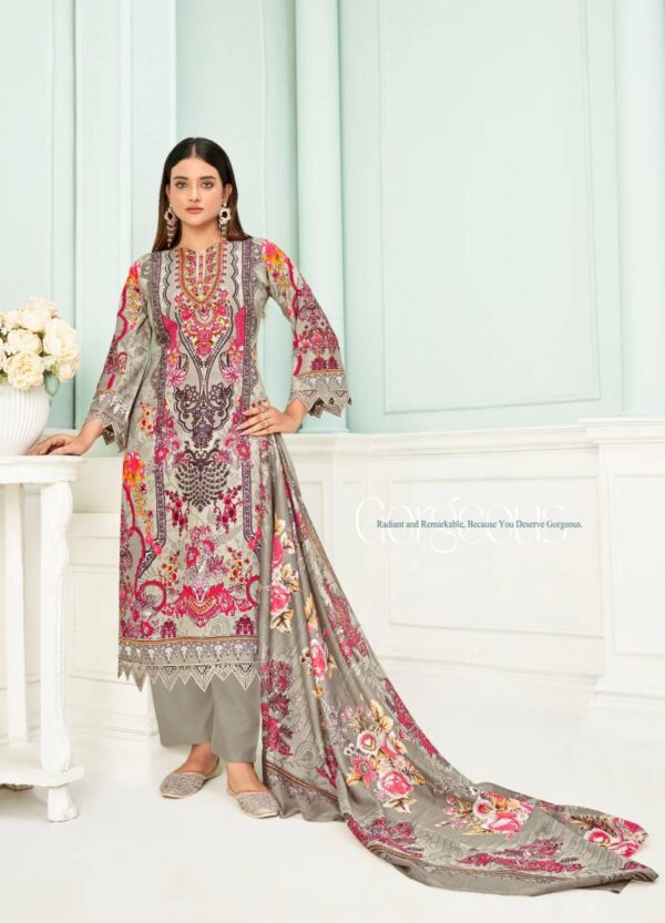 Jash Qurbat Vol 5 Mix Cotton Dress Material Catalog Wholesale Collection - Image 4