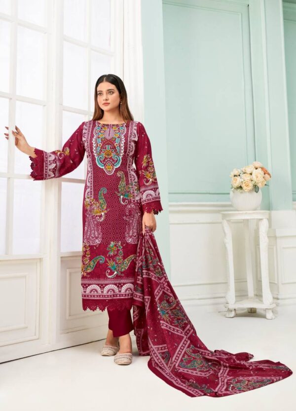 Jash Qurbat Vol 5 Mix Cotton Dress Material Catalog Wholesale Collection - Image 7