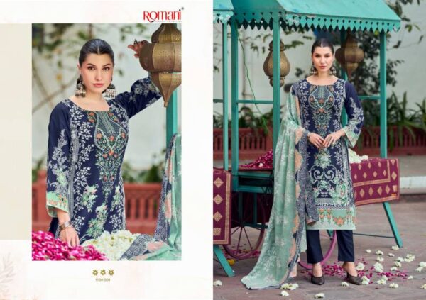 Romani Needle Wonder Soft Cotton Digital Printed Dress Material Catalog Wholesale Collection - Image 5