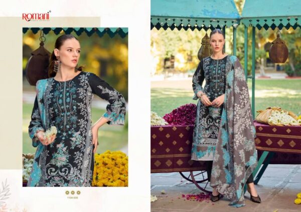 Romani Needle Wonder Soft Cotton Digital Printed Dress Material Catalog Wholesale Collection - Image 9