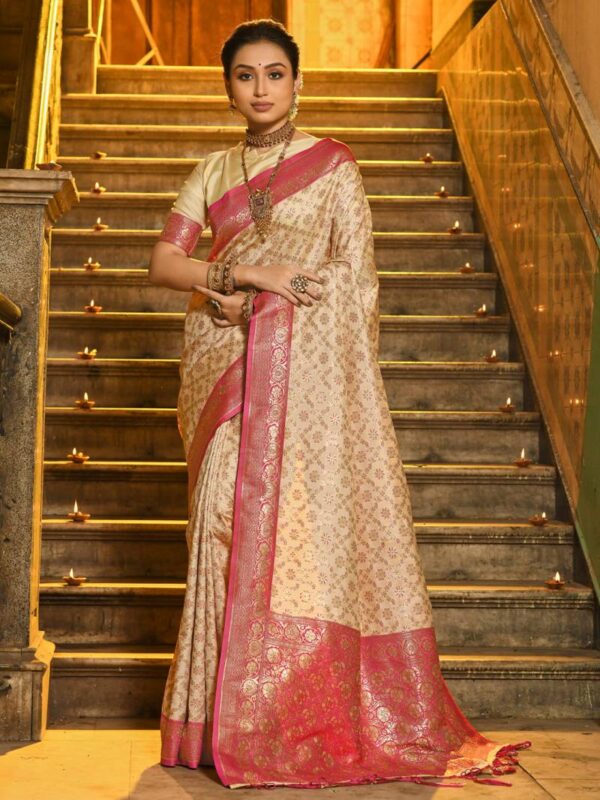 Astita Rajvastra Banarasi Silk Designer Sarees Catalog Wholesale Collection - Image 3
