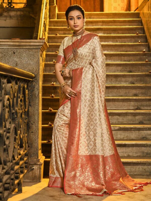 Astita Rajvastra Banarasi Silk Designer Sarees Catalog Wholesale Collection - Image 4