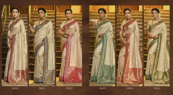 Astita Rajvastra Banarasi Silk Designer Sarees Catalog Wholesale Collection - Image 7