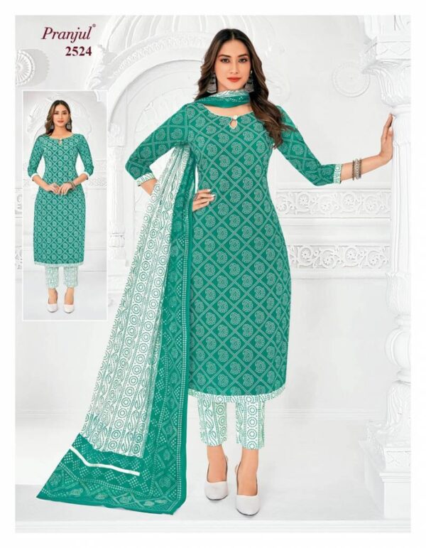 Pranjul Priyanka Vol 25 Cotton Printed Fancy Dress Material Catalog Wholesale Collection - Image 22