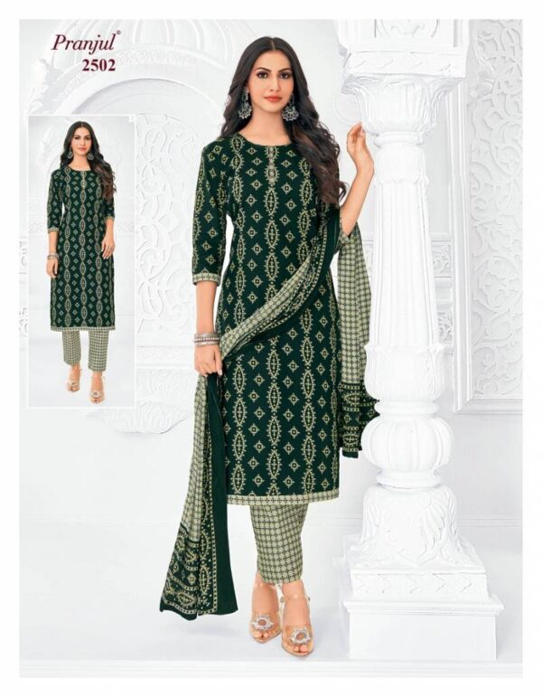 Pranjul Priyanka Vol 25 Cotton Printed Fancy Dress Material Catalog Wholesale Collection - Image 40