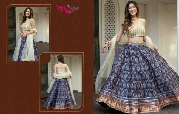 Zeel Vol 23 Digital Printed Designer Lehenga Choli Catalog Wholesale Collection - Image 6