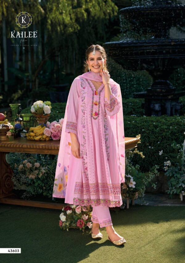 Kailee Jugni Cotton Schiffli Top Bottom With Dupatta Catalog Wholesale Collection - Image 2