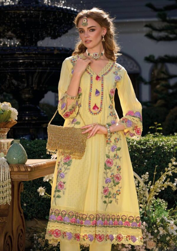 Kailee Jugni Cotton Schiffli Top Bottom With Dupatta Catalog Wholesale Collection - Image 3