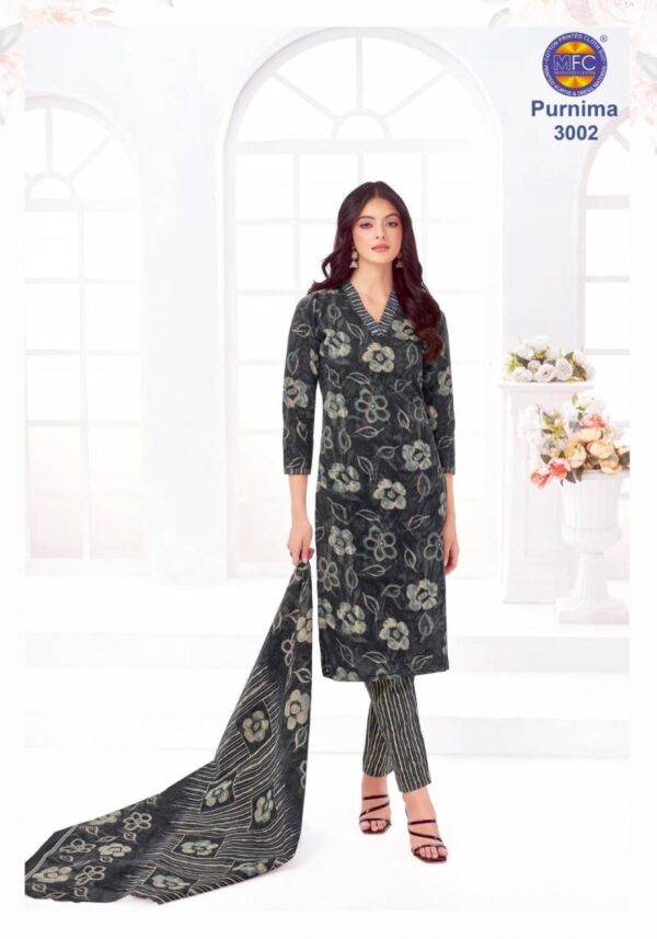 Mfc Purnima Vol 3 Cotton Dress Material Catalog Wholesale Collection - Image 3