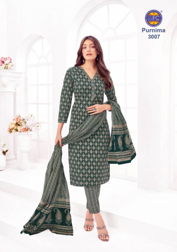 Mfc Purnima Vol 3 Cotton Dress Material Catalog Wholesale Collection - Image 2