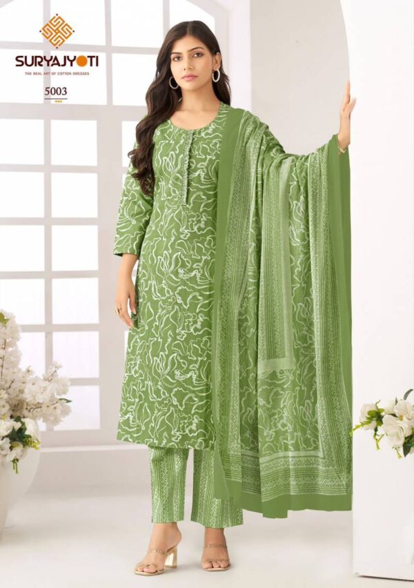Suryajyoti Ice Look Vol 5 Cotton Printed Dress Material Catalog Wholesale Collection - Image 4