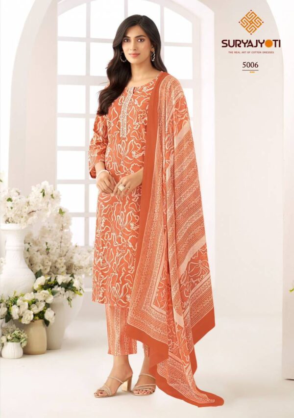 Suryajyoti Ice Look Vol 5 Cotton Printed Dress Material Catalog Wholesale Collection - Image 6