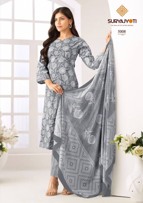Suryajyoti Ice Look Vol 5 Cotton Printed Dress Material Catalog Wholesale Collection