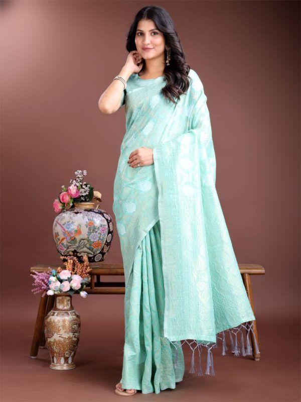 Astita Sootra Cotton With Latkan Saree Catalog Wholesale Collection - Image 3
