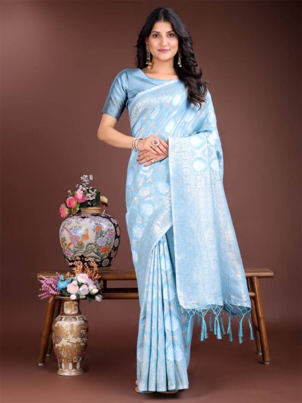 Astita Sootra Cotton With Latkan Saree Catalog Wholesale Collection - Image 4