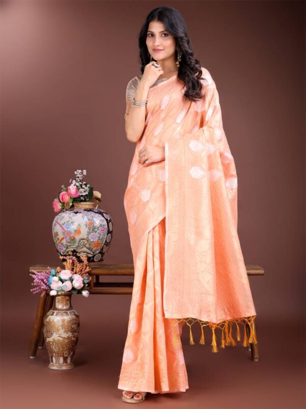 Astita Sootra Cotton With Latkan Saree Catalog Wholesale Collection - Image 5
