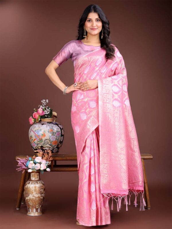 Astita Sootra Cotton With Latkan Saree Catalog Wholesale Collection - Image 6