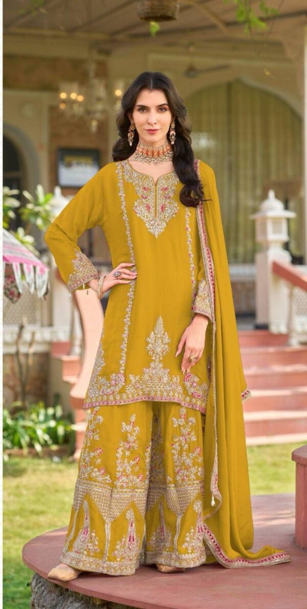 Shree K 5202 D To G Chinon Embroidered Pakistani Suit Catalog Wholesale Collection