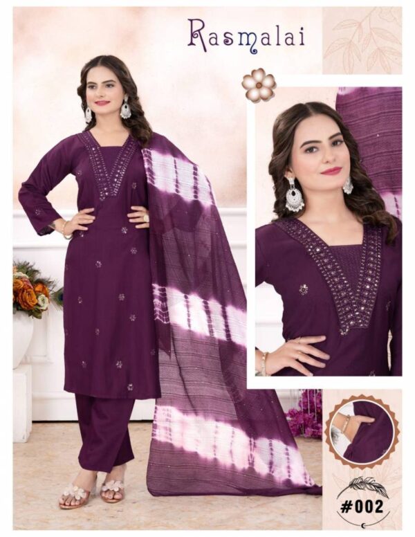 Ft Rasmalai Vatican Kurti Bottom With Dupatta Catalog Wholesale Collection - Image 6