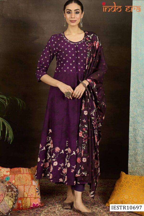Indo Era 2566 Cotton Floral Printed Kurti Bottom With Dupatta Catalog Wholesale Collection - Image 2