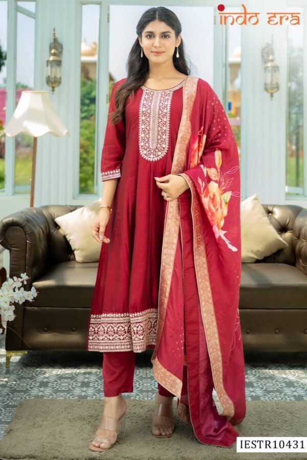 Indo Era 2571 Kurti Bottom With Dupatta Catalog Wholesale Collection - Image 2