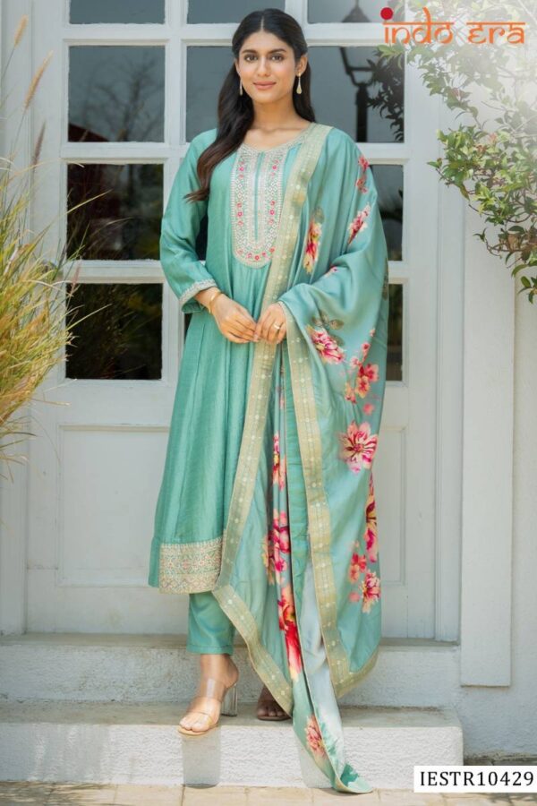 Indo Era 2571 Kurti Bottom With Dupatta Catalog Wholesale Collection - Image 4