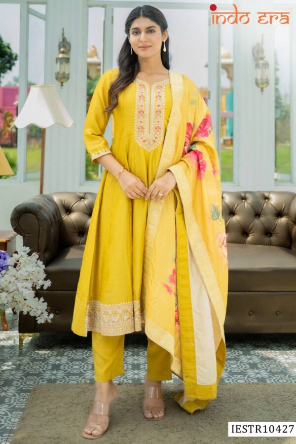 Indo Era 2571 Kurti Bottom With Dupatta Catalog Wholesale Collection