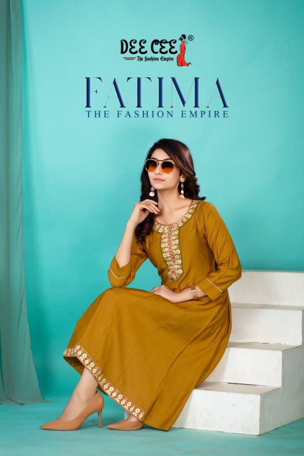 Deecee Fatima Roman Silk Kurti Catalog Wholesale Collection