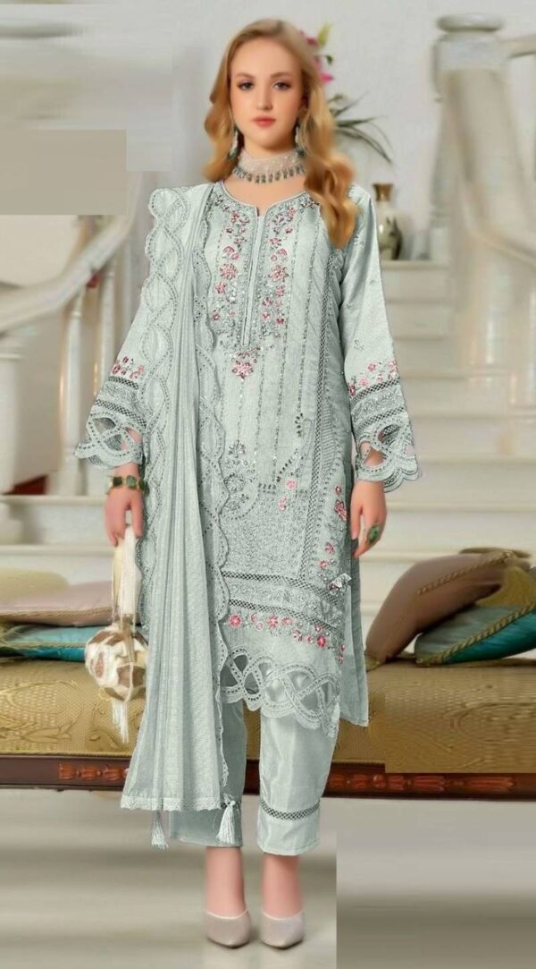 Ayesha Misbah 325 A To F Georgette Pakistani Salwar Kameez Catalog Wholesale Collection