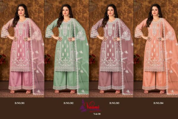 Vaani Vol 30 Net Designer Salwar Suit Catalog Wholesale Collection - Image 7