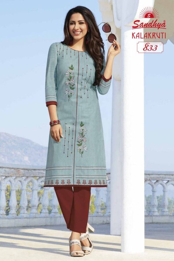Ganpati Kalakruti Vol 1 Casual Wear Cotton Printed Kurtis Catalog Wholesale Collection - Image 10
